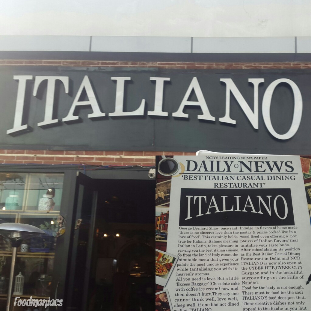 Foodmaniacs ITALIANO AUTHENTIC ITALIAN FOOD