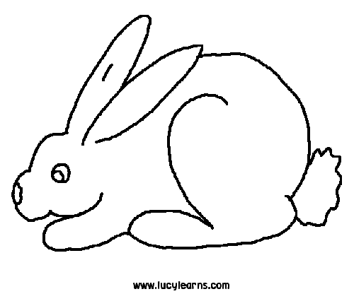 transmissionpress: Bunny - Rabbit Coloring Pages
