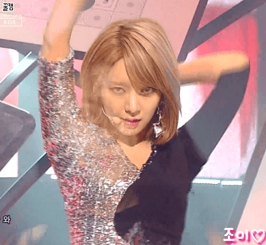 오늘자 치명적인 AOA 설현, 초아.gif | 인스티즈