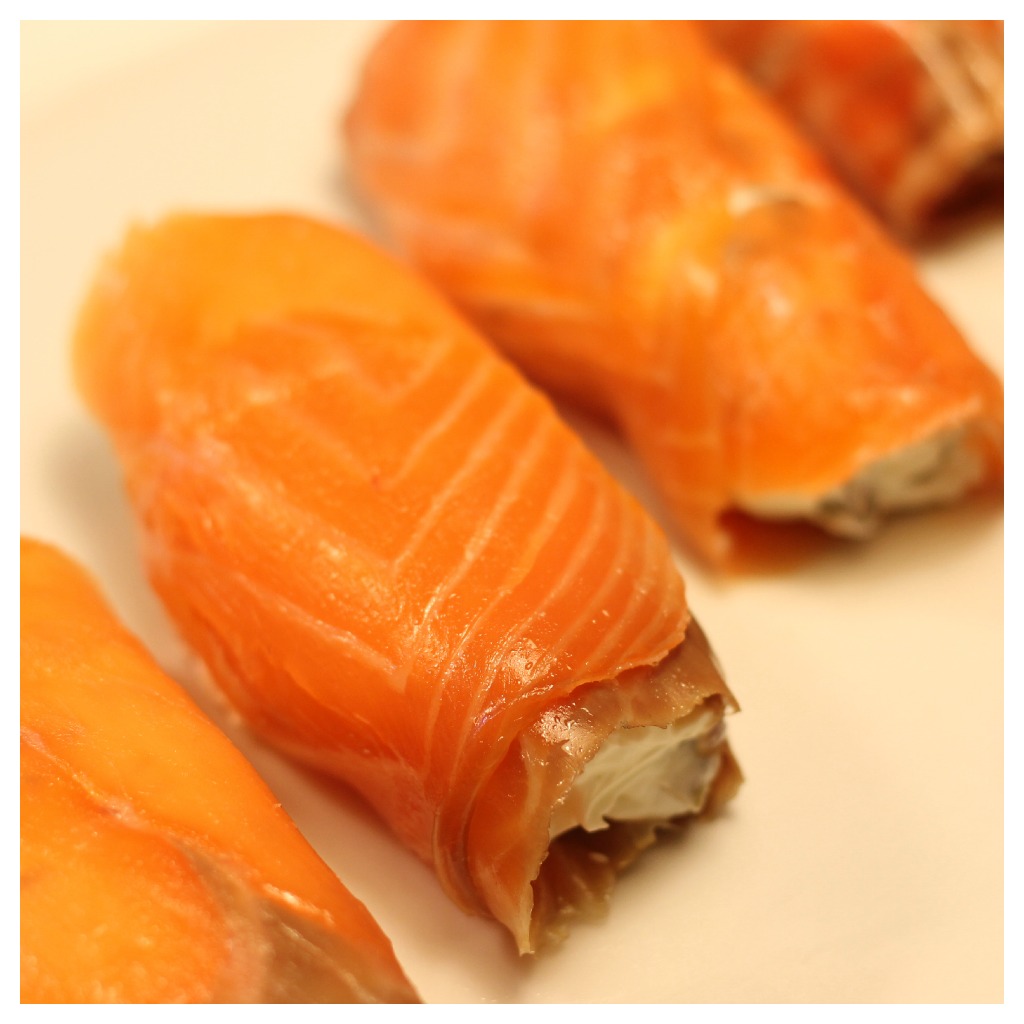 y tan flamenca! rollitos de salmon salmon rolls