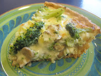 The original dairy cheese and gluten filled version of Broccoli Cheese Pie.