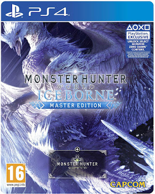 Monster Hunter World Iceborne Game Cover Ps4 Master Edition Steelbook
