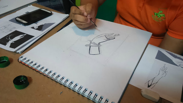 Foto del curso de dibujo manga en la ciudad de Panamá