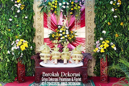 Dekorasi Pelaminan Rias pengantin dekorasi minimalis di