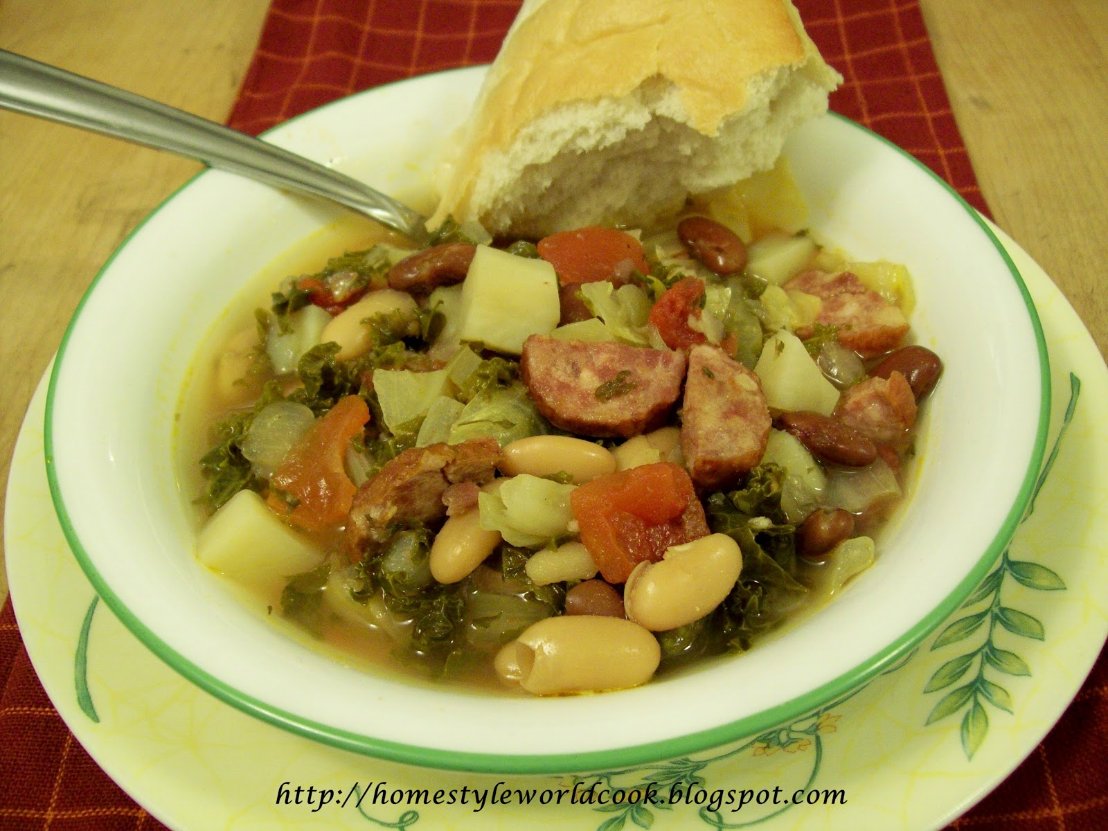 Homestyle Cooking Around The World Portuguese Soup (Caldo Verde)
