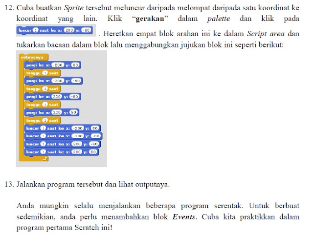 Learning Scratch in easy way!: Tutorial Program 1: Motion & Control Block