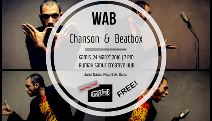 Musisi Beatbox asal Prancis Gelar Konser di Bali