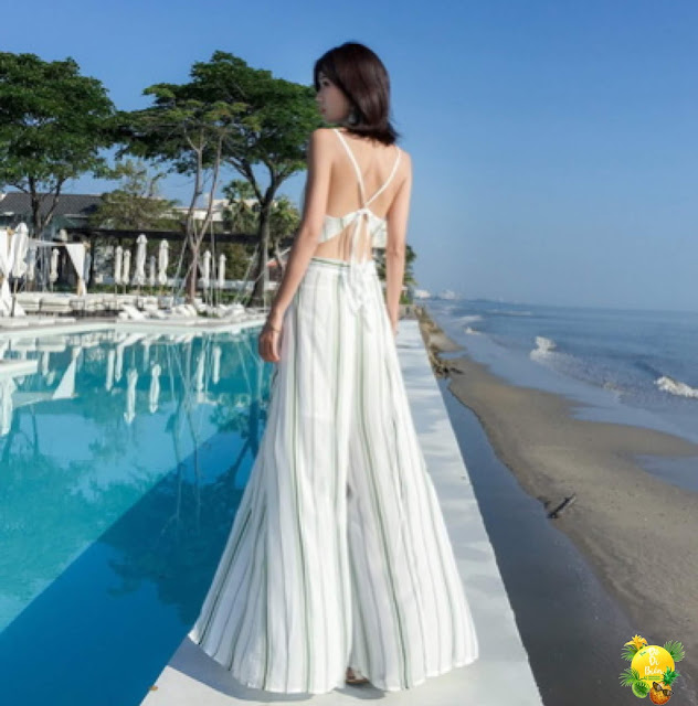 Váy maxi đi biển M473 Vay maxi di bien M473