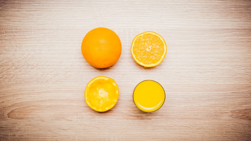 Orange Fruit and Orange Juice