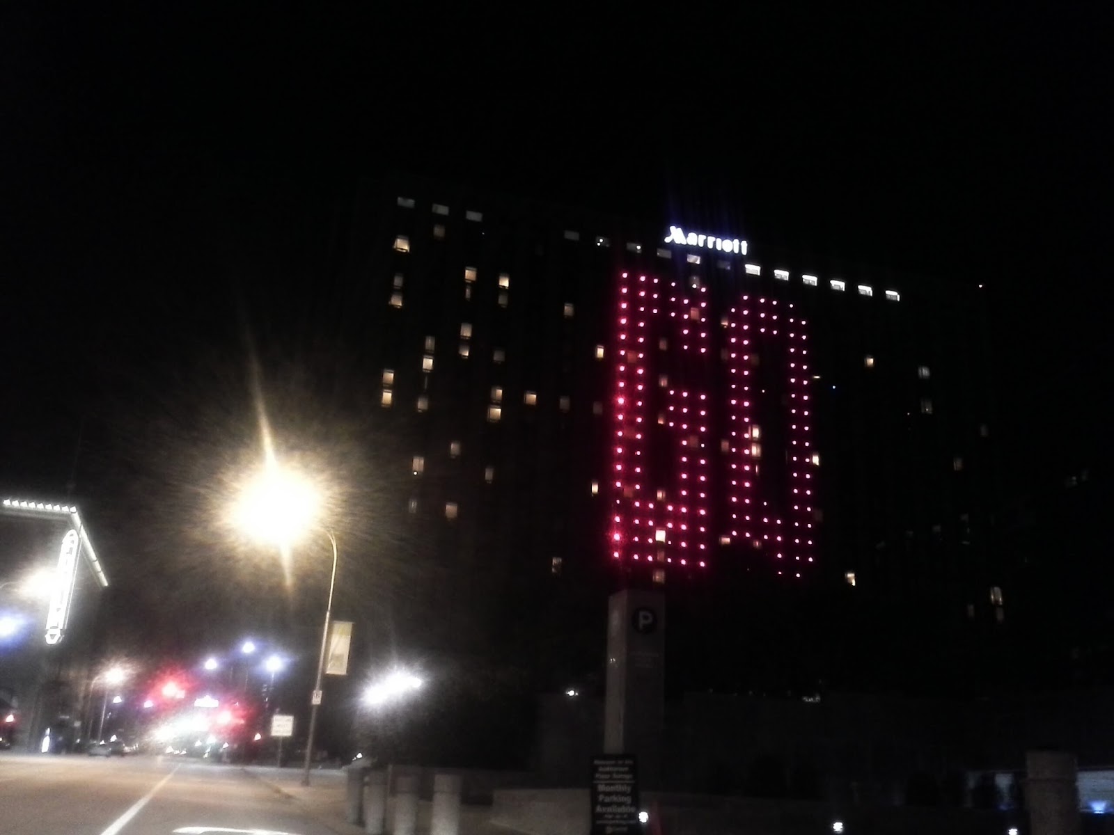 Downtown Kansas City Lights Tonight