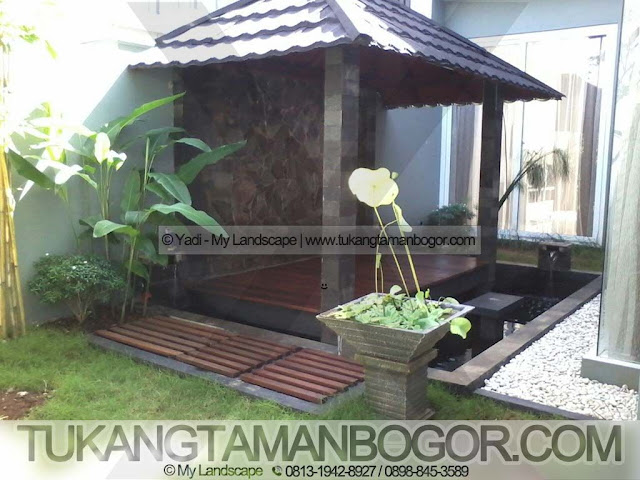 Tukang Taman Jakarta - Bogor - Depok - Tangerang - Bekasi - Indonesia. Spesialis Jasa Tukang Gazebo Beton Sandaran Dinding