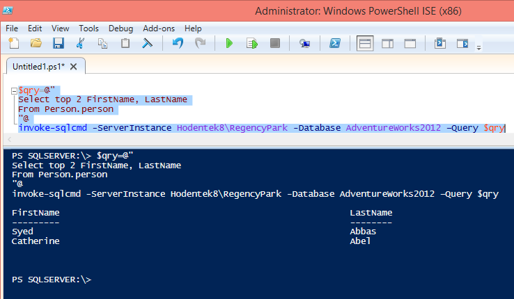 HodentekHelp: Can you use a Here-Strings query to retrieve data using ...
