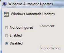 Berbagai Cara Mematikan Auto Update Pada Windows 7