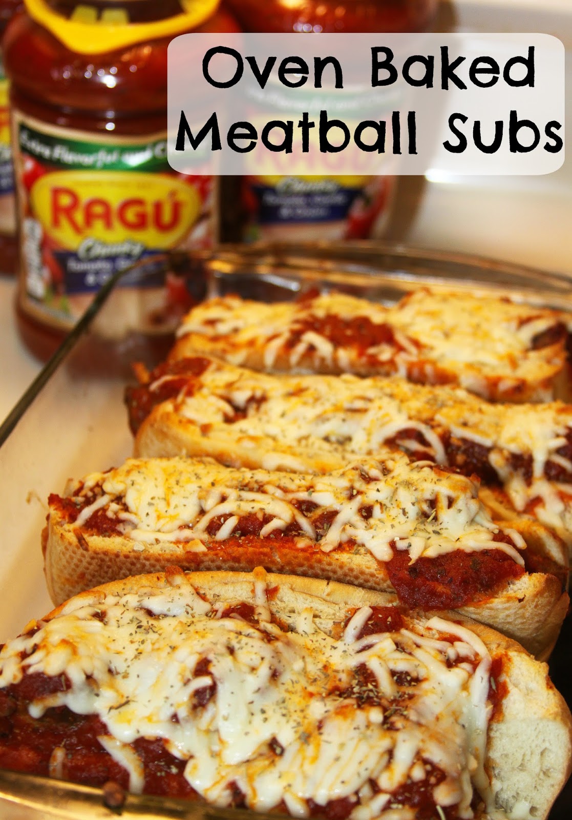 For the Love of Food Oven Baked Meatball Subs