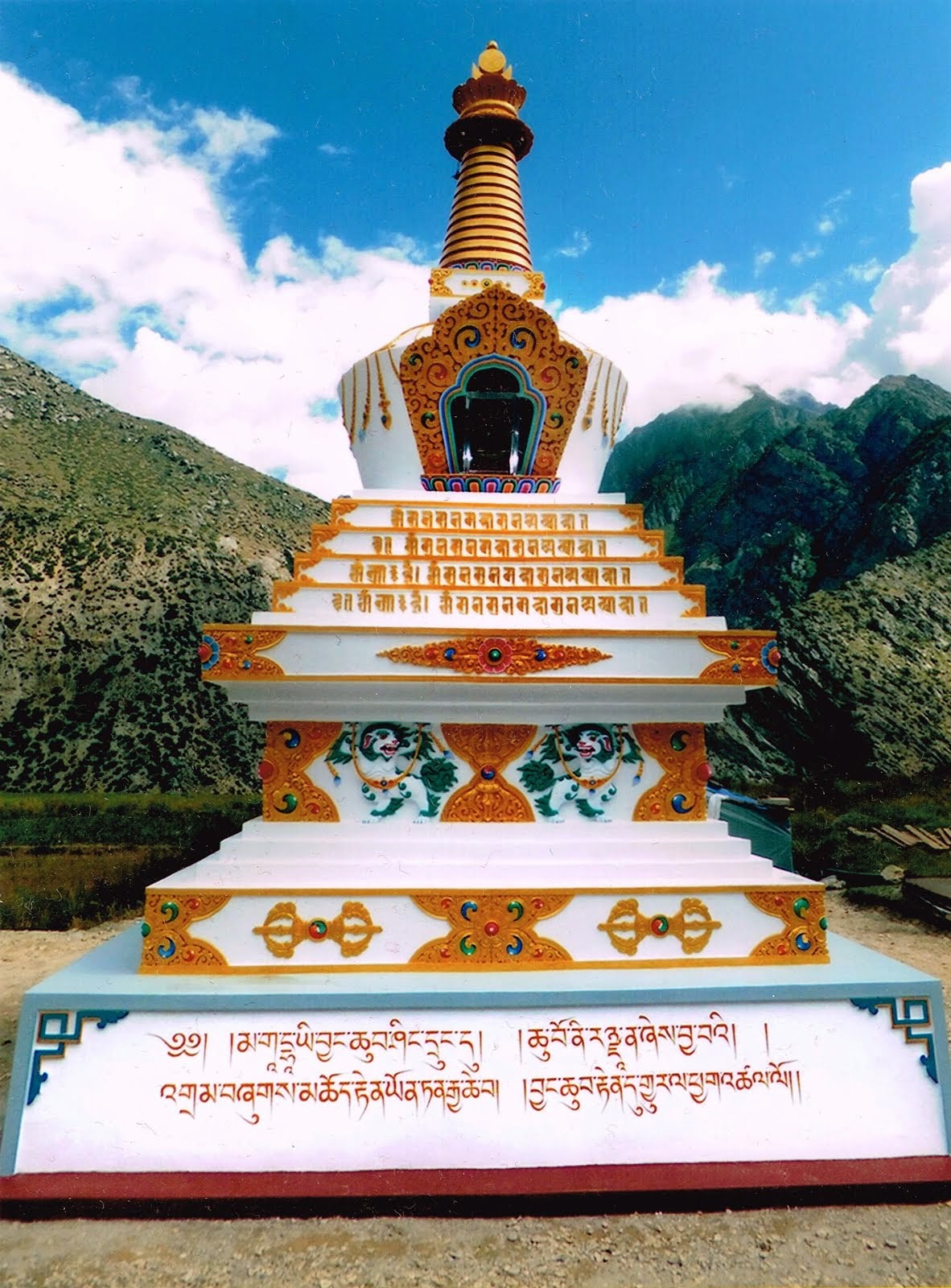 Latest updates on construction of Stupa