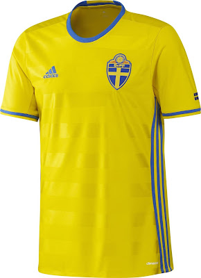 スウェーデン代表 EURO 2016 ユニフォーム-ホーム