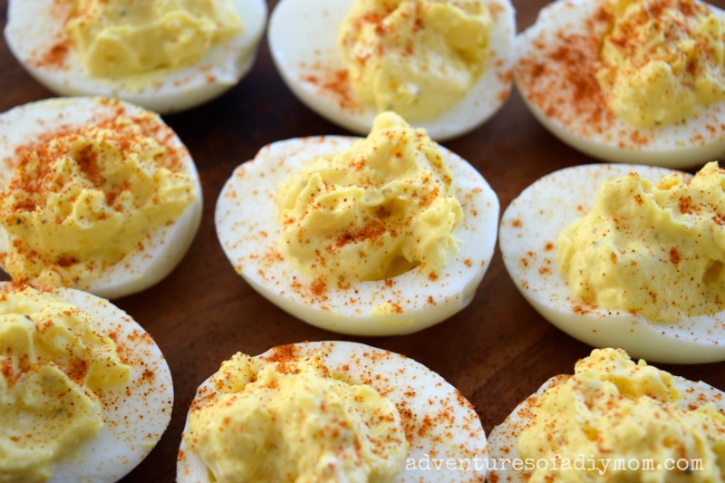 Simple Deviled Eggs Recipe Adventures of a DIY Mom