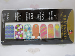 nail wrap a1026 poker pastel cards plastic