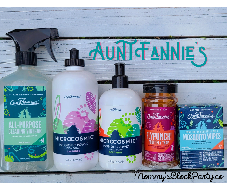 Keep Your House And Family Clean Without Harsh Chemicals With Aunt Fannie's  + Giveaway, #MBPBACK2SCHOOL, - Mommy's Block Party