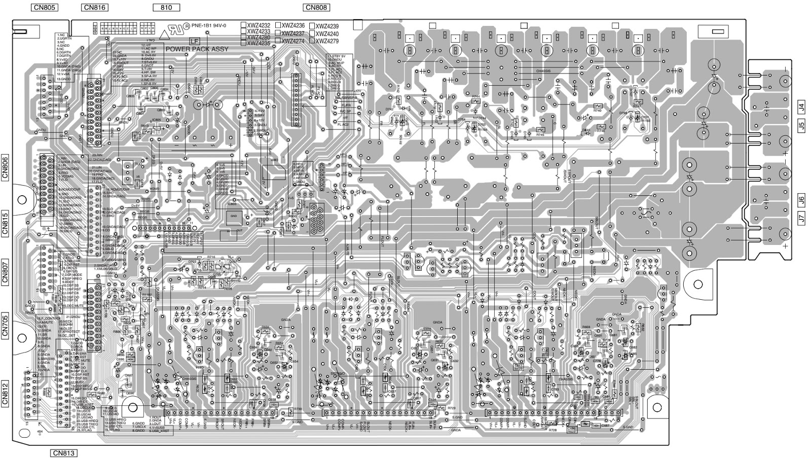 Pioneer vsx 817 s схема электрическая принципиальная Electro help: Pioneer VSX 817 - VSX 917 Power amplifier section circuit diagram 