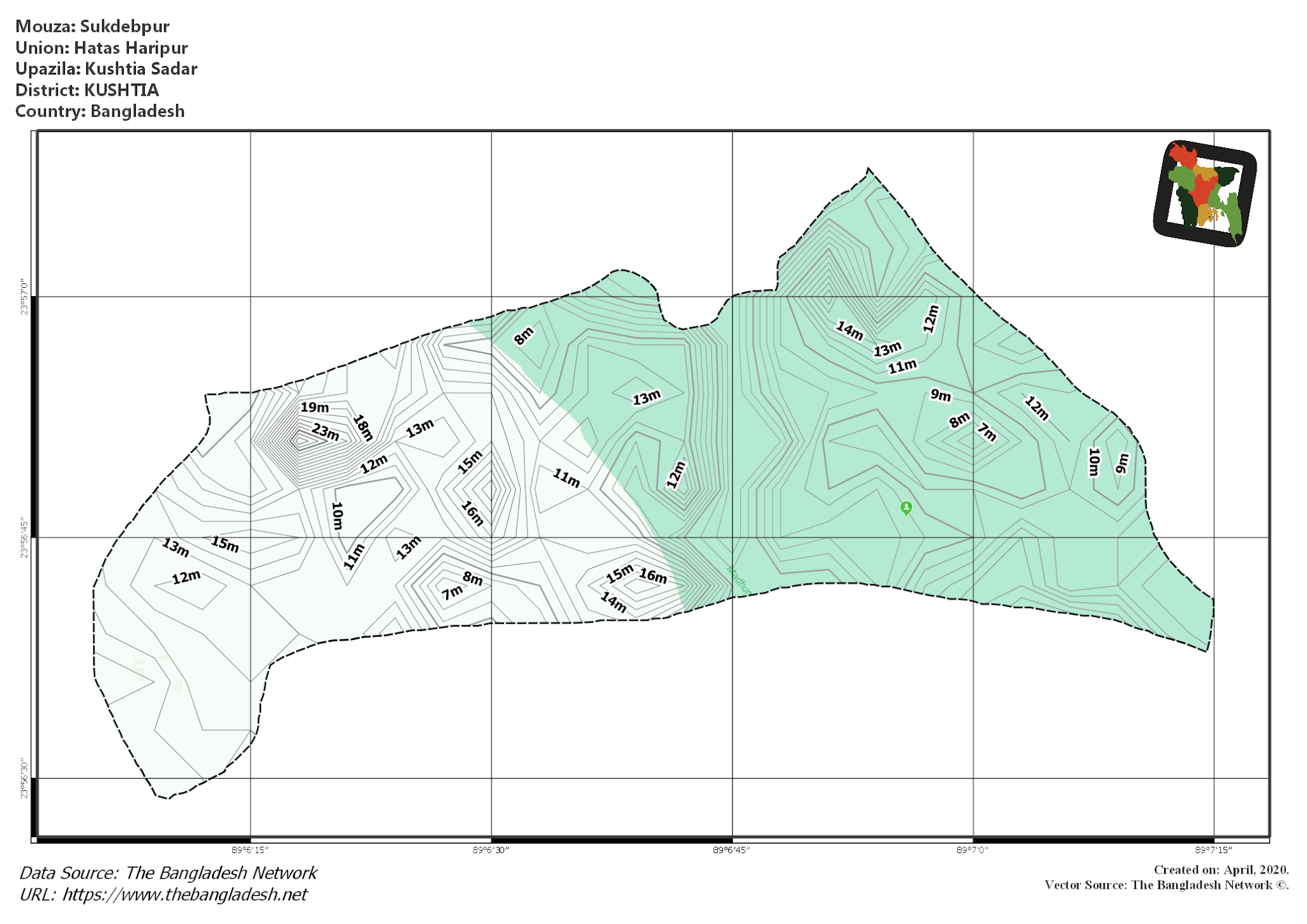 Map of Sukdebpur Mouza of Kushtia Sadar Upazila, KUSHTIA Map of Sukdebpur Mouza of Kushtia Sadar Upazila, KUSHTIA, Bangladesh.