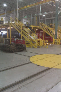 Perry Dorrell's picture inside the Metro Rail Service Facility.