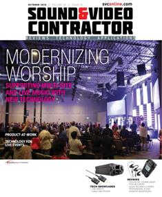 Sound & Video Contractor - October 2016 | ISSN 0741-1715 | TRUE PDF | Mensile | Professionisti | Audio | Home Entertainment | Sicurezza | Tecnologia
Sound & Video Contractor has provided solutions to real-life systems contracting and installation challenges. It is the only magazine in the sound and video contract industry that provides in-depth applications and business-related information covering the spectrum of the contracting industry: commercial sound, security, home theater, automation, control systems and video presentation.