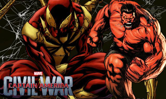 Resultado de imagem para Hulk Vermelho e Aranha de Ferro