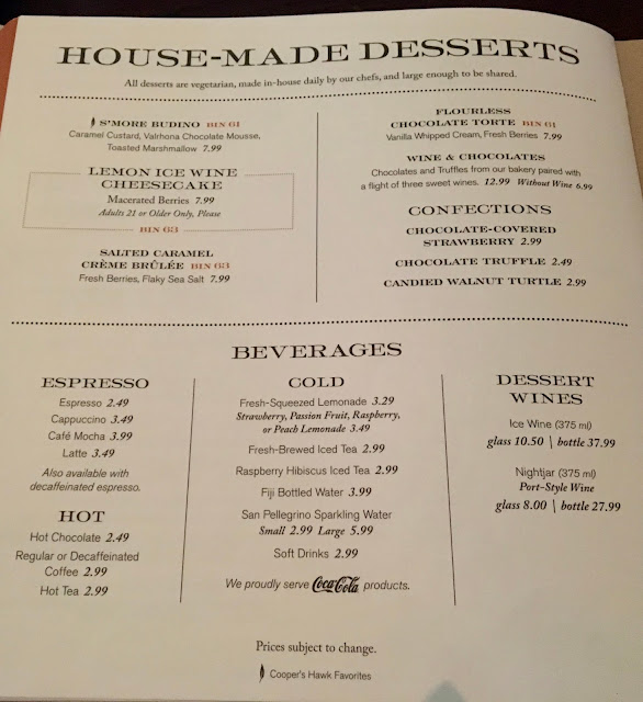 The Gluten & DairyFree Review Blog Cooper's Hawk Winery & Restaurant