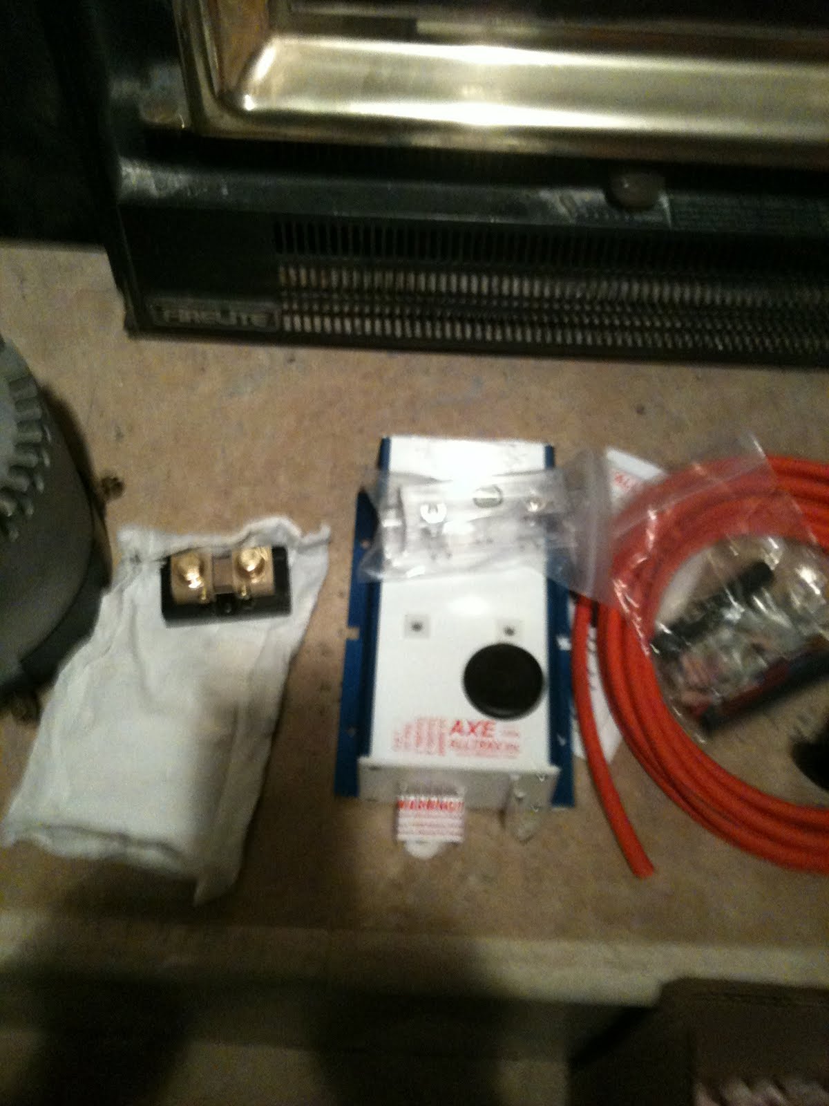 electric motorcycle conversion: received controller, motor, throttle