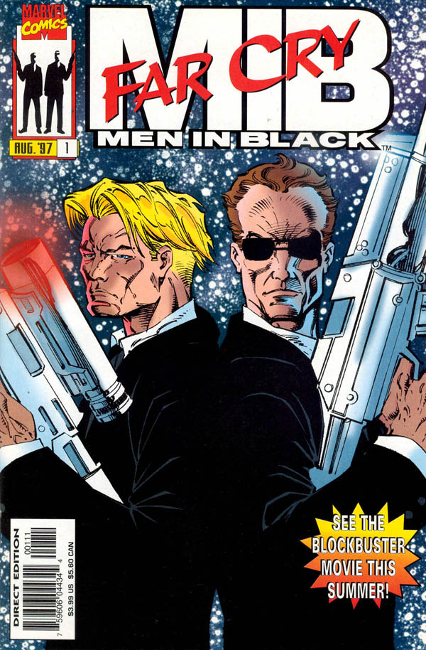 En todo el colodrillo Men in Black, personajes de cómic