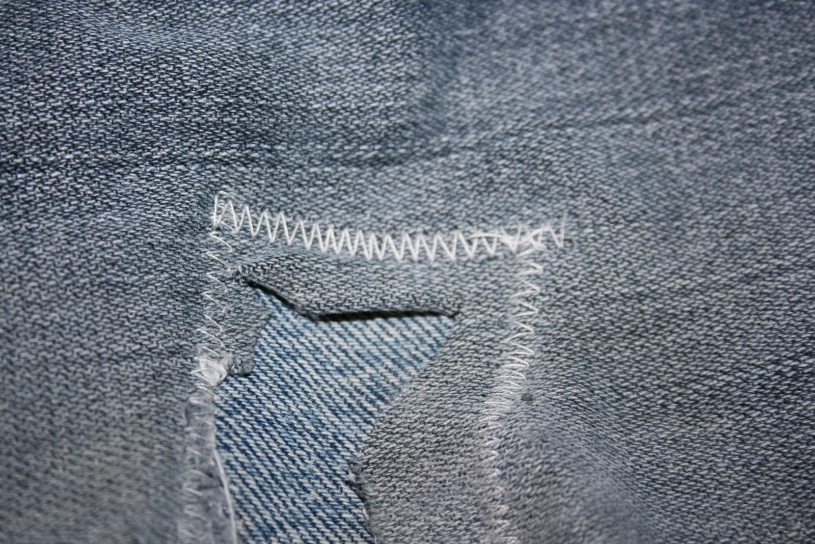 Mountain Stitches: Patching Jeans