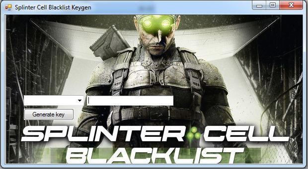 Splinter Cell Blacklist Key Generator