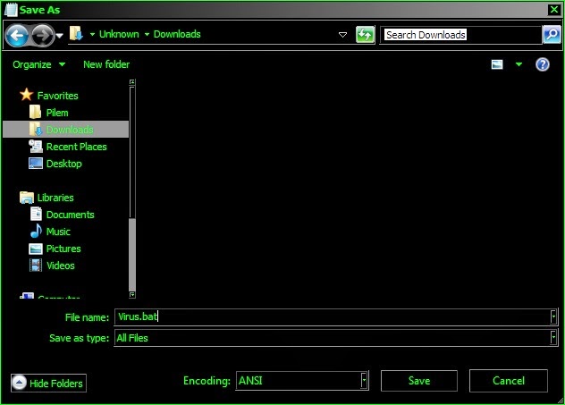 Cara Membuat Folder Locker dengan Notepad Cara Membuat Folder Locker dengan Notepad