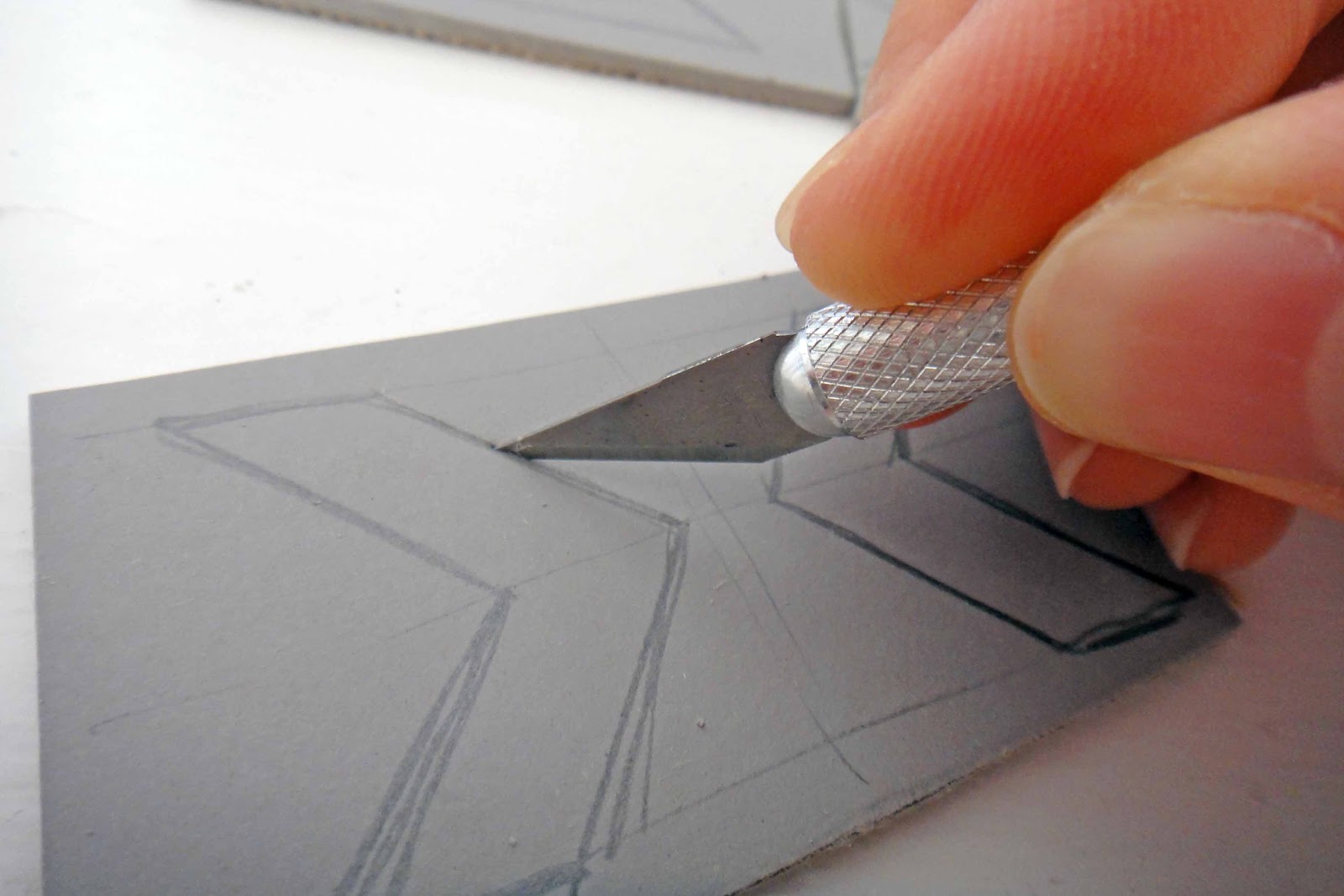 The Gilded Hare Tutorial How to Carve Linoleum Blocks