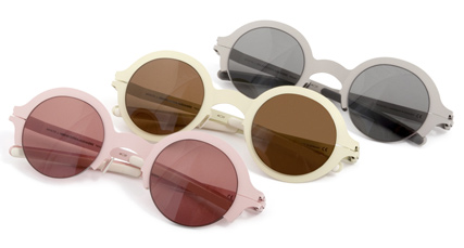 Mykita x Alexandre Herchcovitch sunglasses for SS 2012: Golda, Regina and Golda