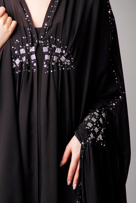 Fancy Abaya from UAE | Dubai Abaya Designs for 2014-15 | New Emirate ...