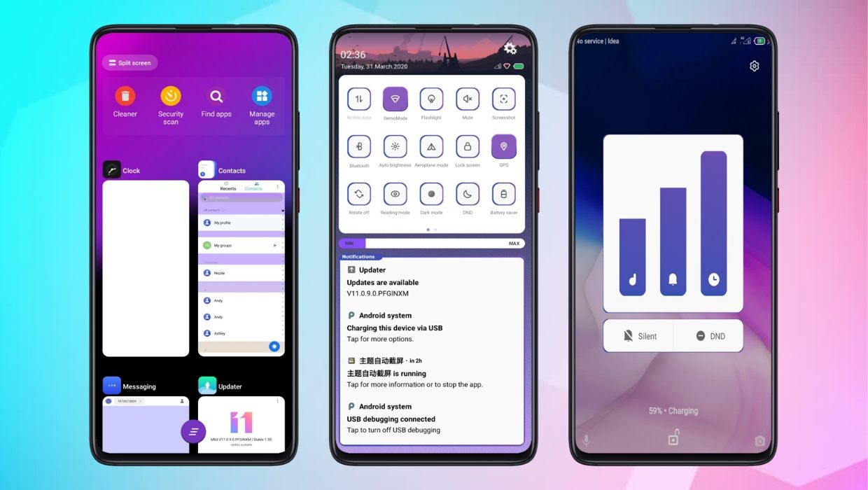 Wither Purple V11 MIUI Theme