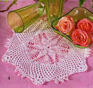 Carpeta floral al crochet - con patrón