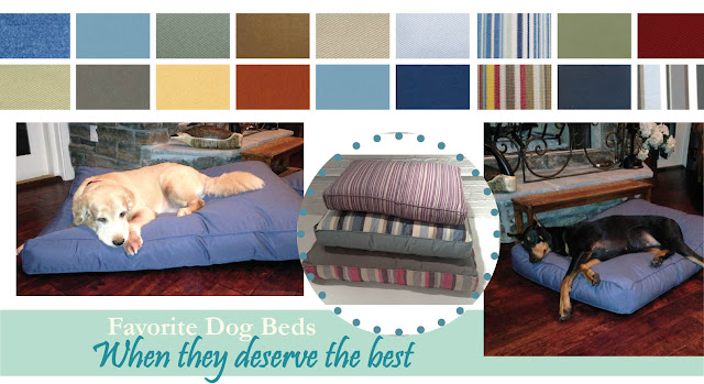 Dog bed cotton or sumbrella many fabric choices