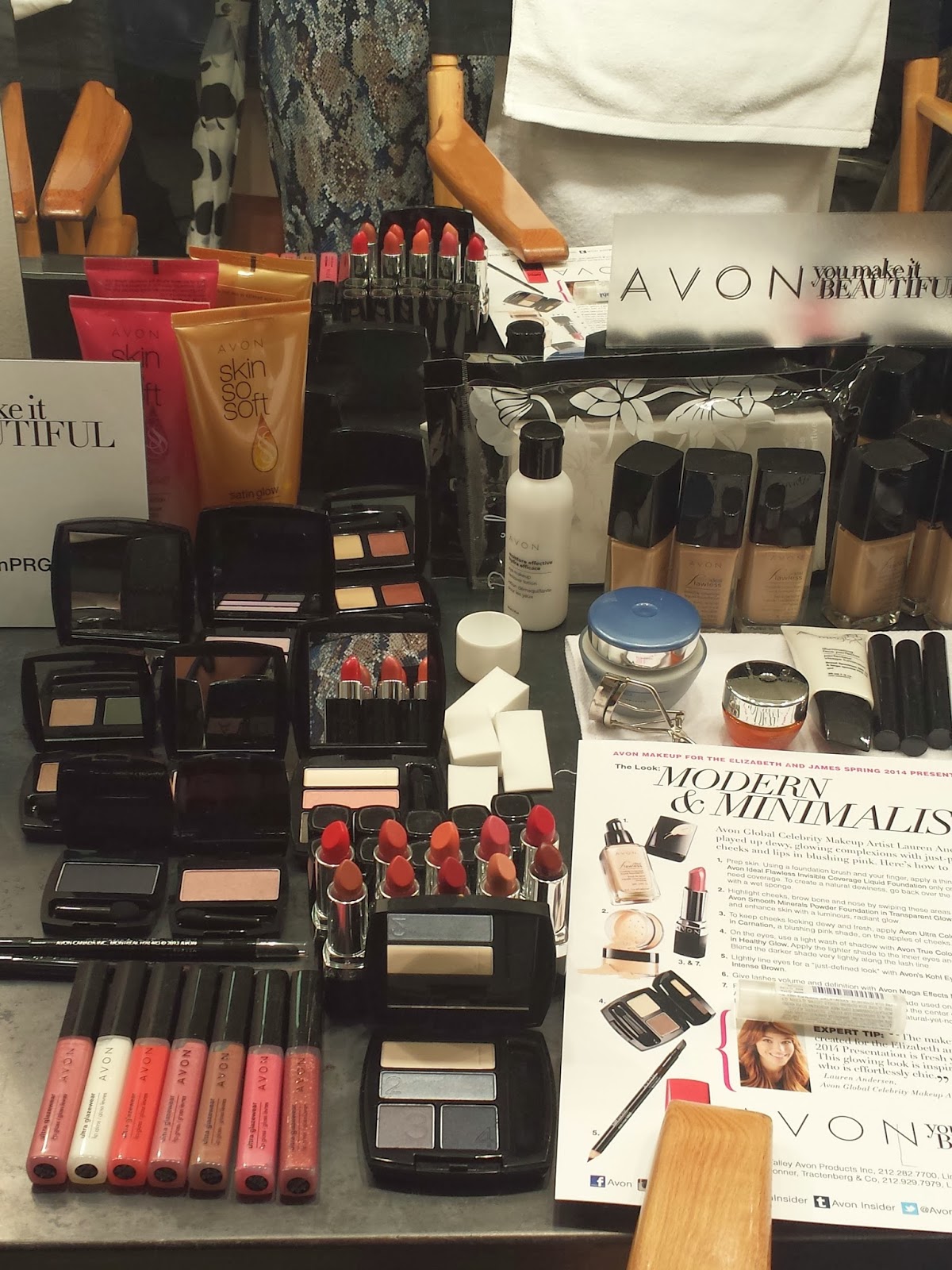 TOUCHES OF BEAUTY: Avon Makeup debuts at New York Fashion Week!!