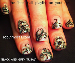 nail tribal veil brides nails grey robin moses gray rasta paint flower band cartoons faces logos characters animals pressed