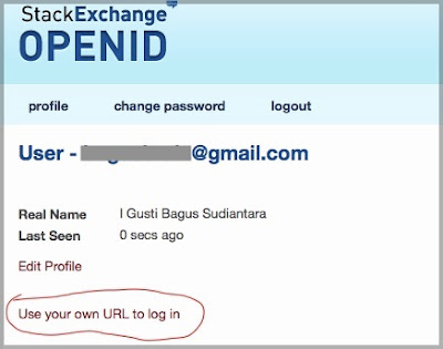 Cara Membuat OpenID URL - stackexhange