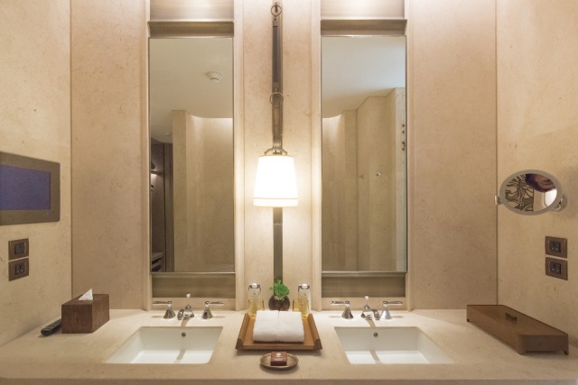 Bathroom at Waldorf Astoria Bangkok