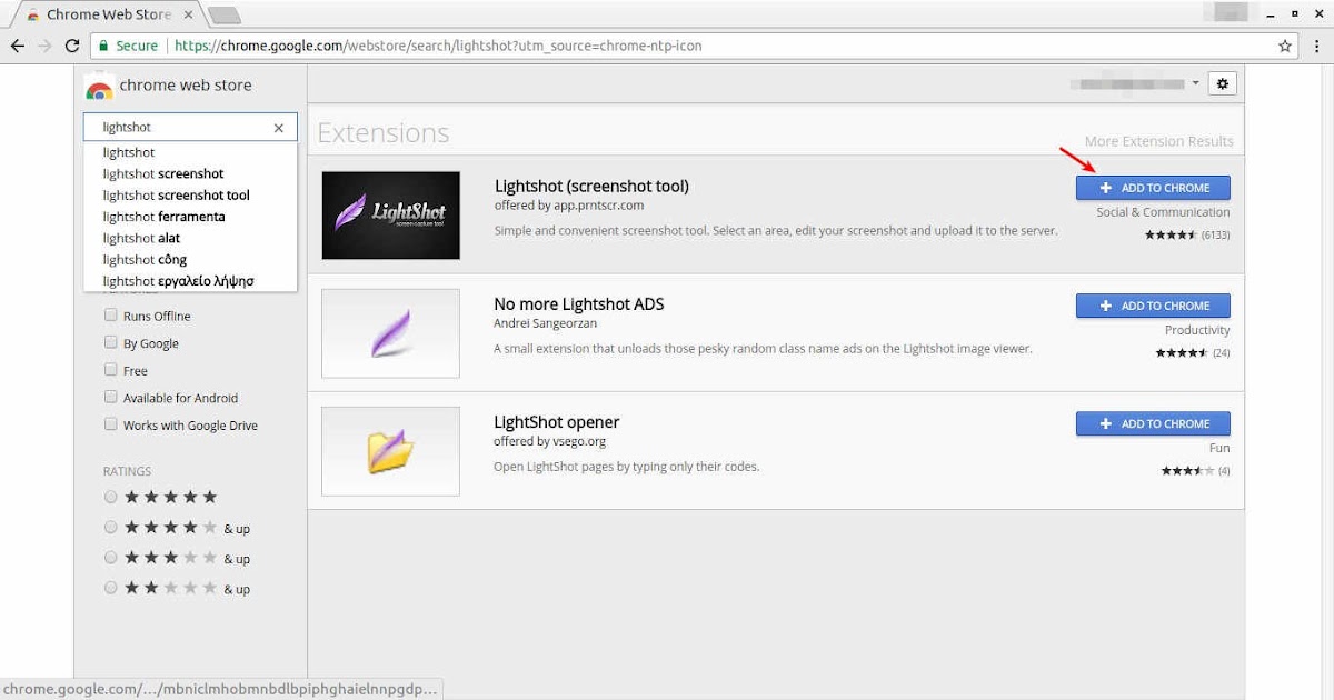 Cara Screenshot Di Google Chrome Memakai Lightshot Extensions Techno