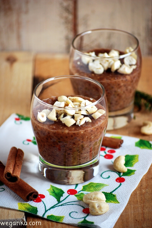 Piernikowy pudding z tapioki