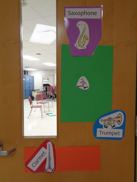 Dr. Seuss door decoration elementary band/orchestra