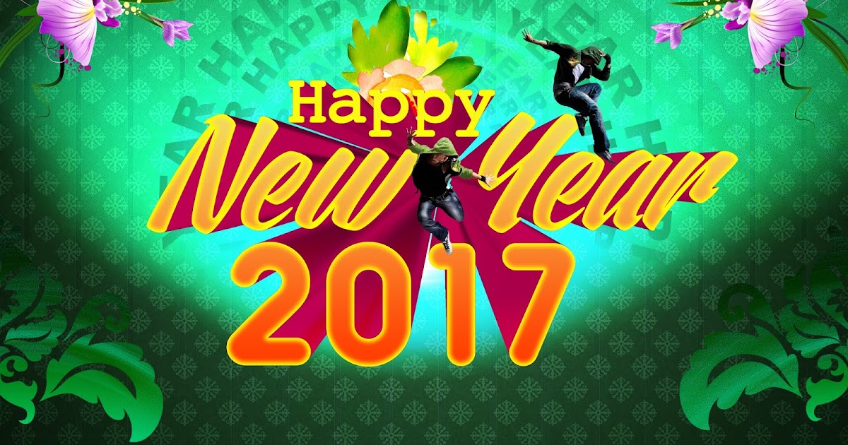 Happy New Year 2017 ecards poster and wallpapers on New Year. | naveengfx