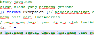 getName pada Java