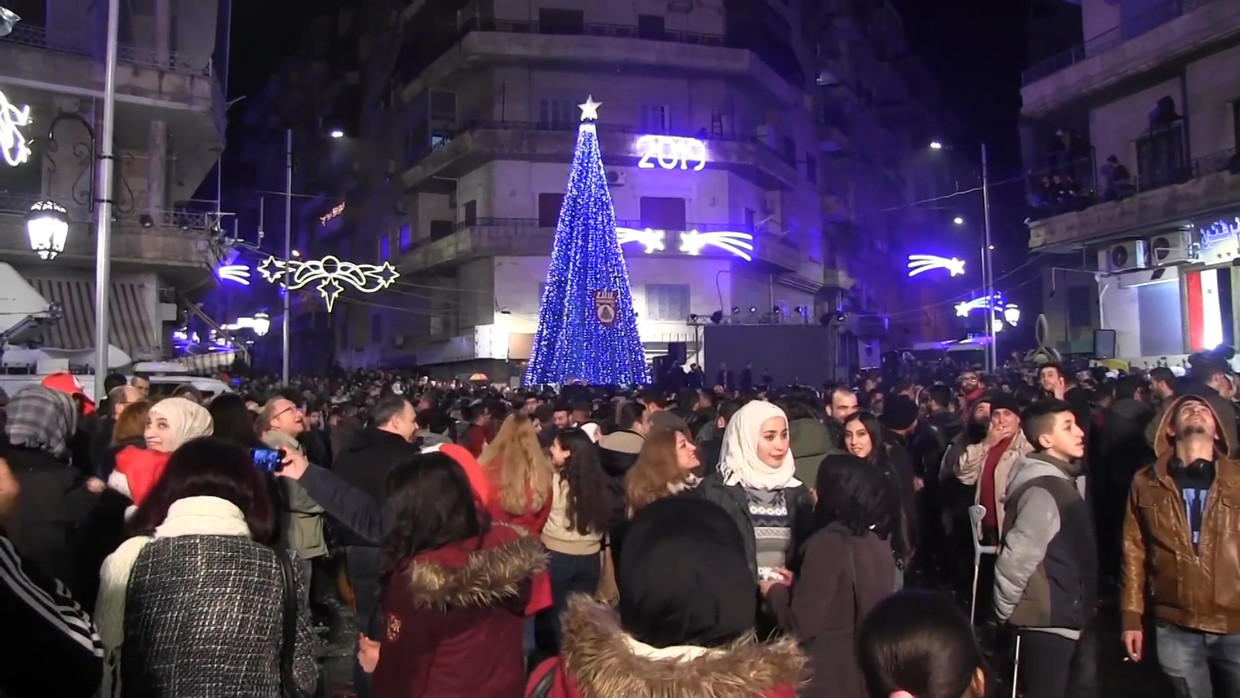 Syrians Peacefully Celebrated Christmas In Aleppo (Video)